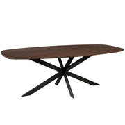 Eiken eettafel Ferris | Deens Ovaal | Brown