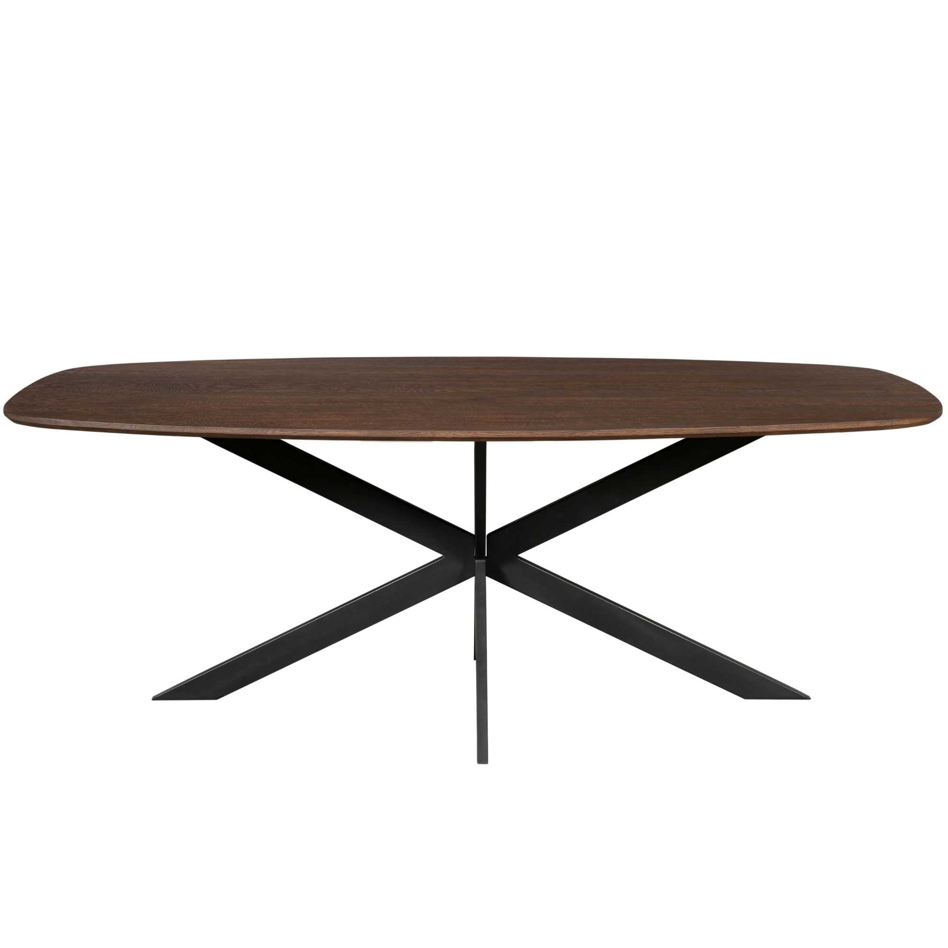Eiken eettafel Ferris | Deens Ovaal | Brown