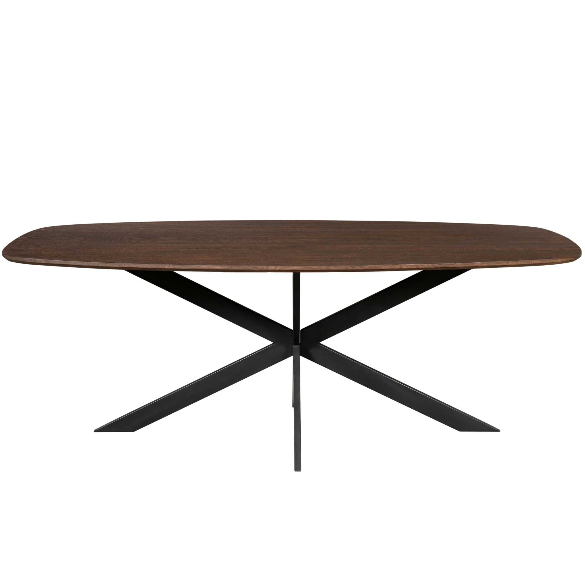 Eiken eettafel Ferris | Deens Ovaal | Brown