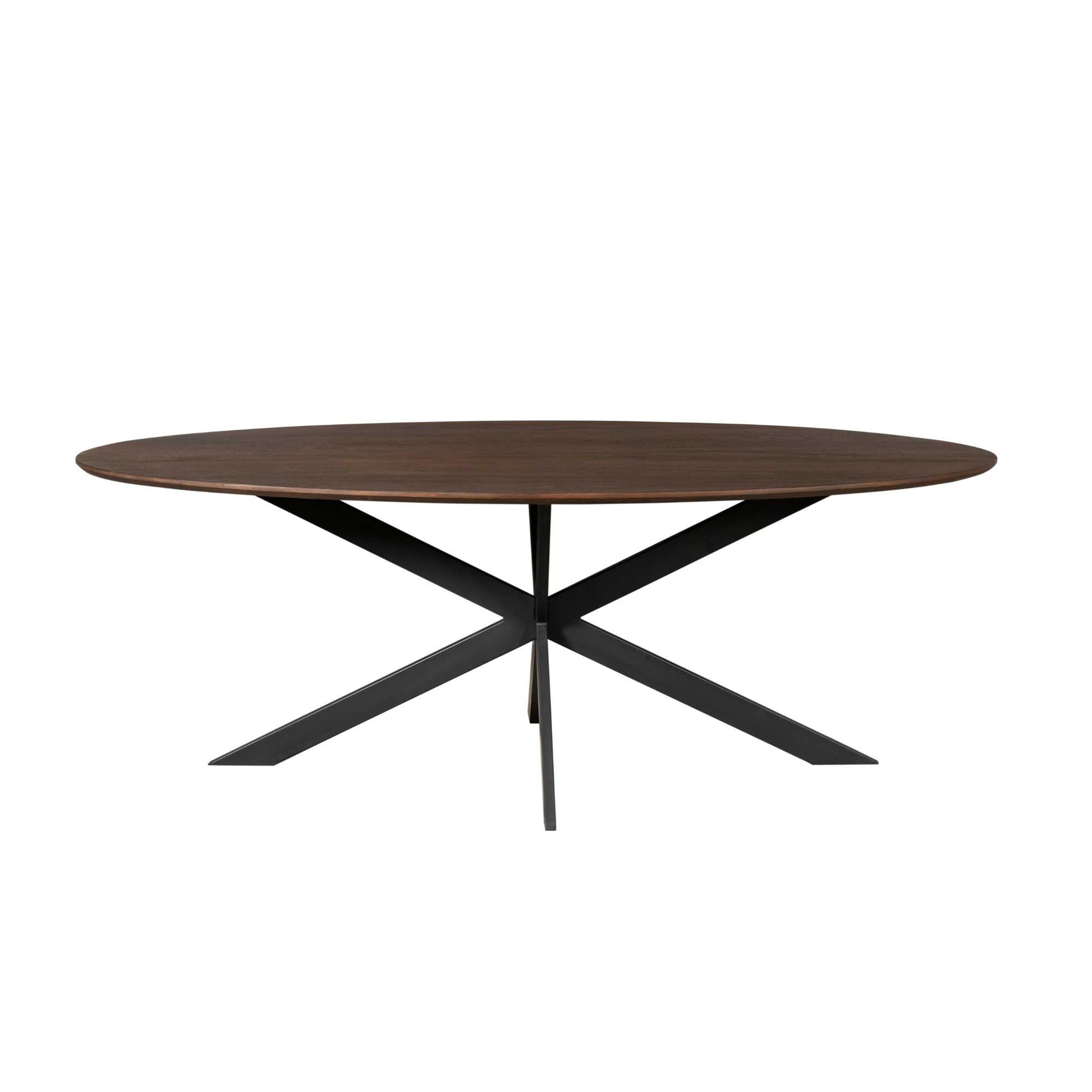 Eiken eettafel Ferris | Ovaal | Brown