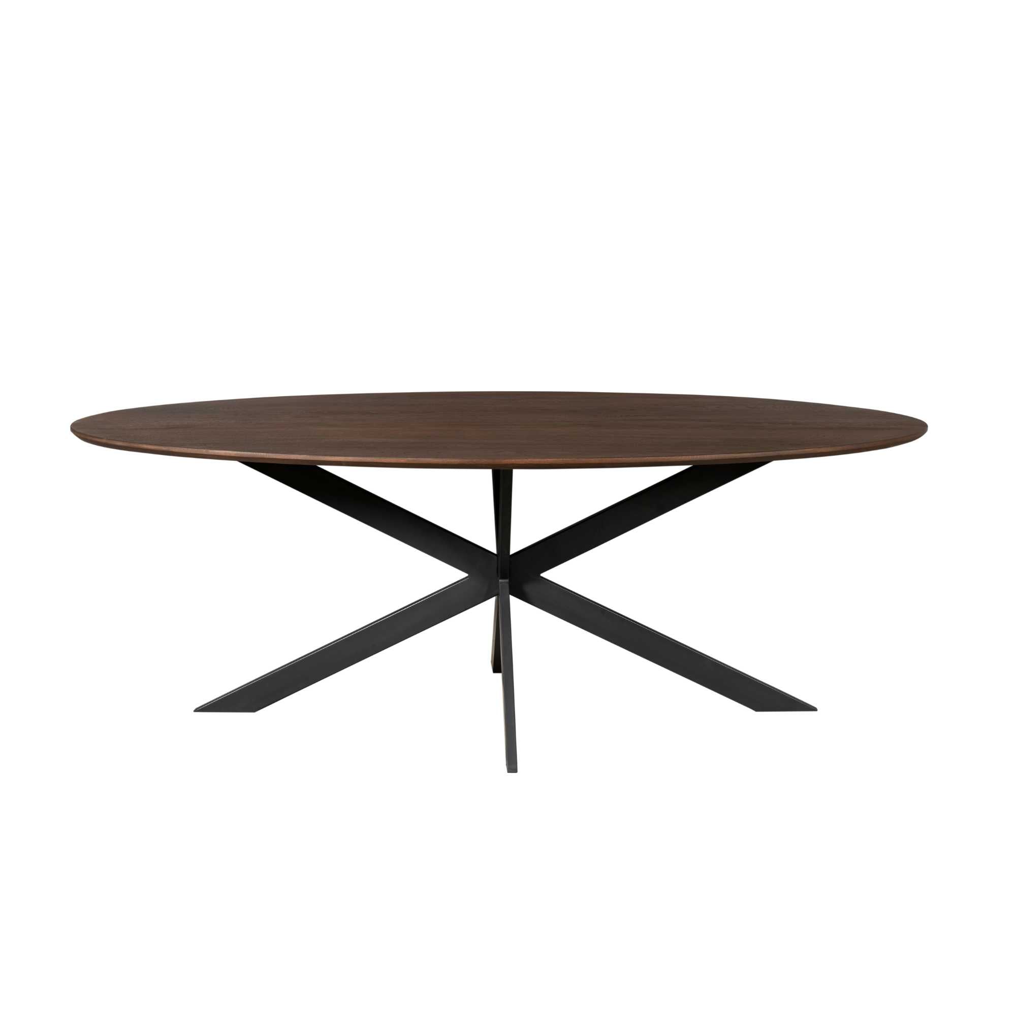 Eiken eettafel Ferris | Ovaal | Brown
