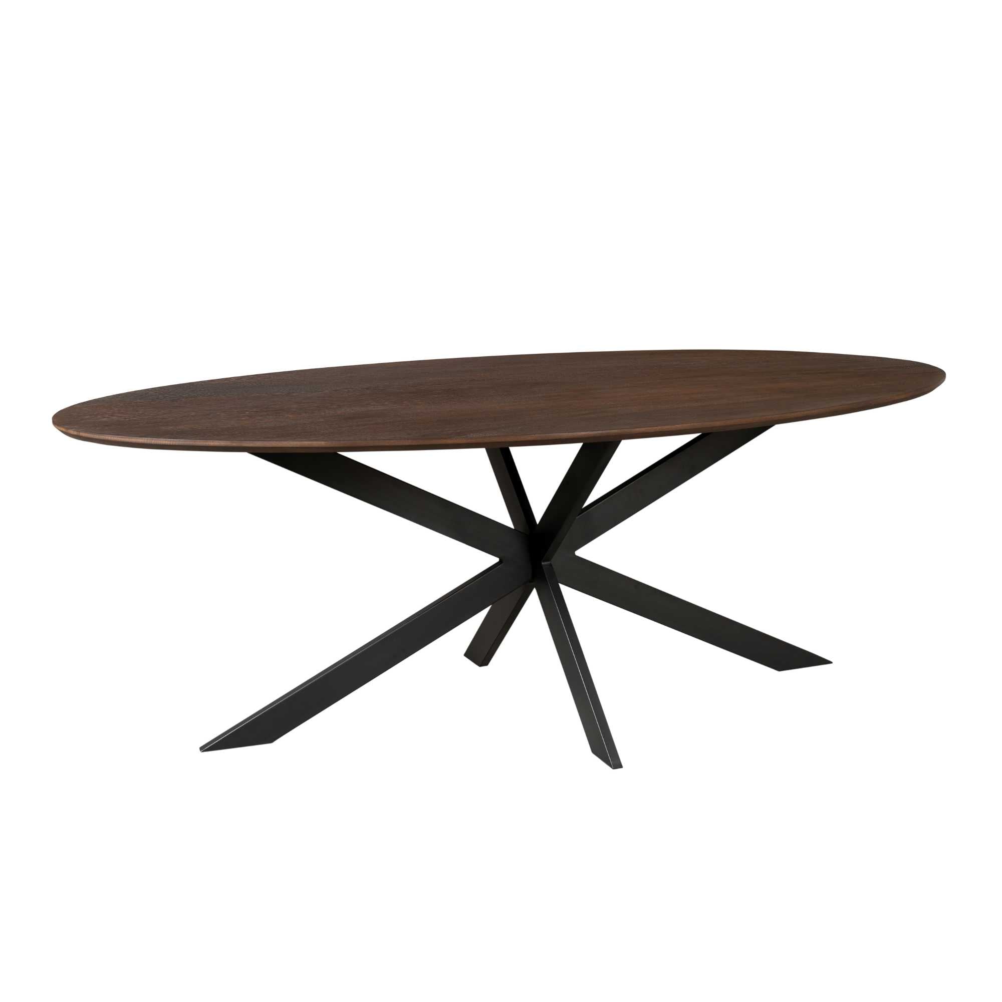 Eiken eettafel Ferris | Ovaal | Brown