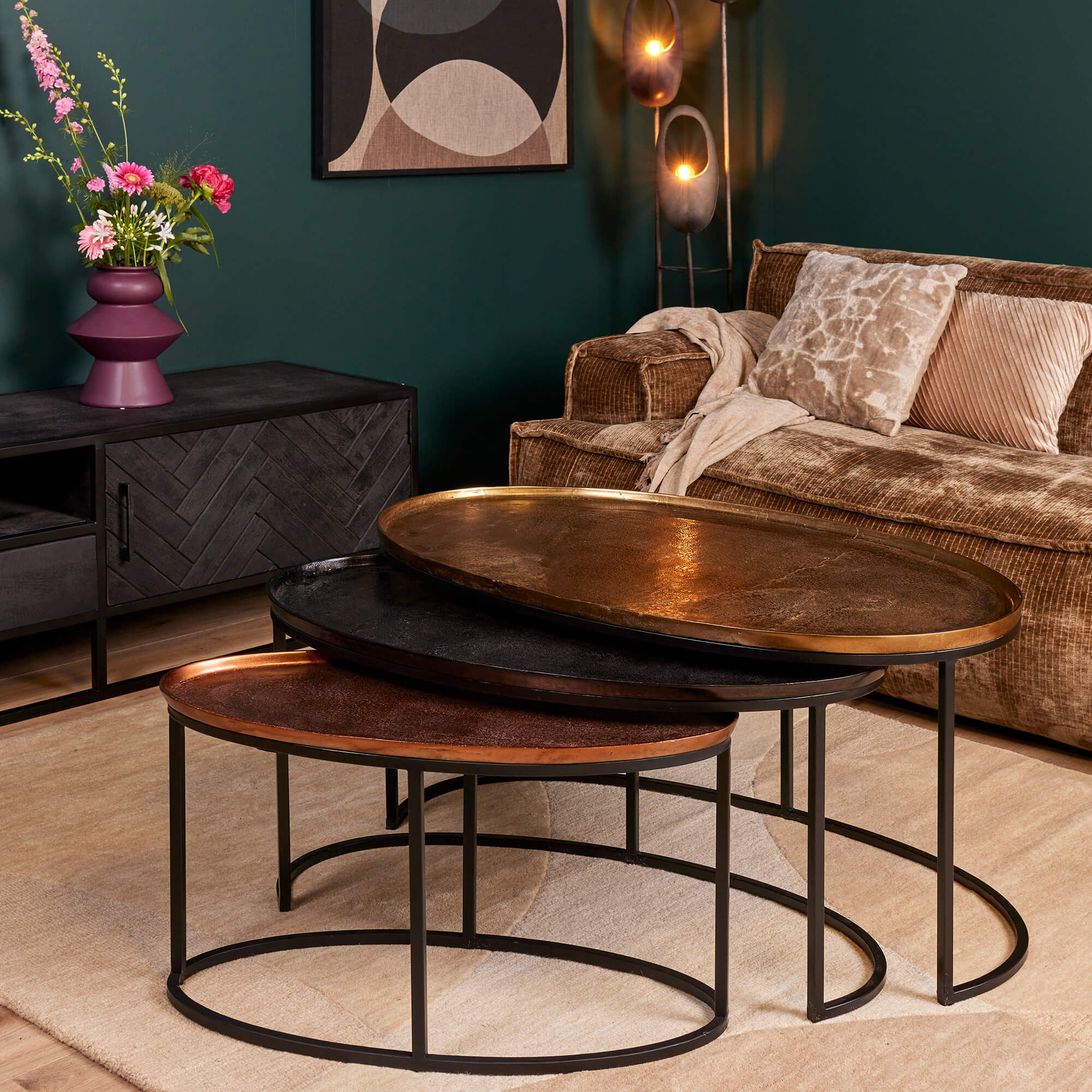 Salontafel Raley | | Set van 3