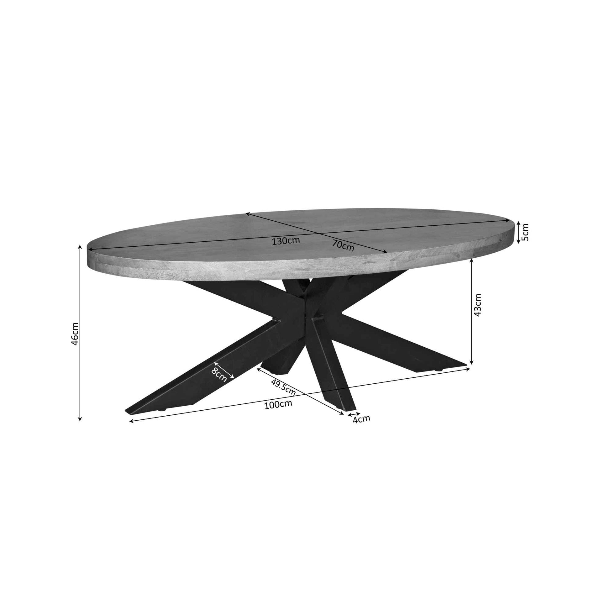 Salontafel Denver | | Ovaal