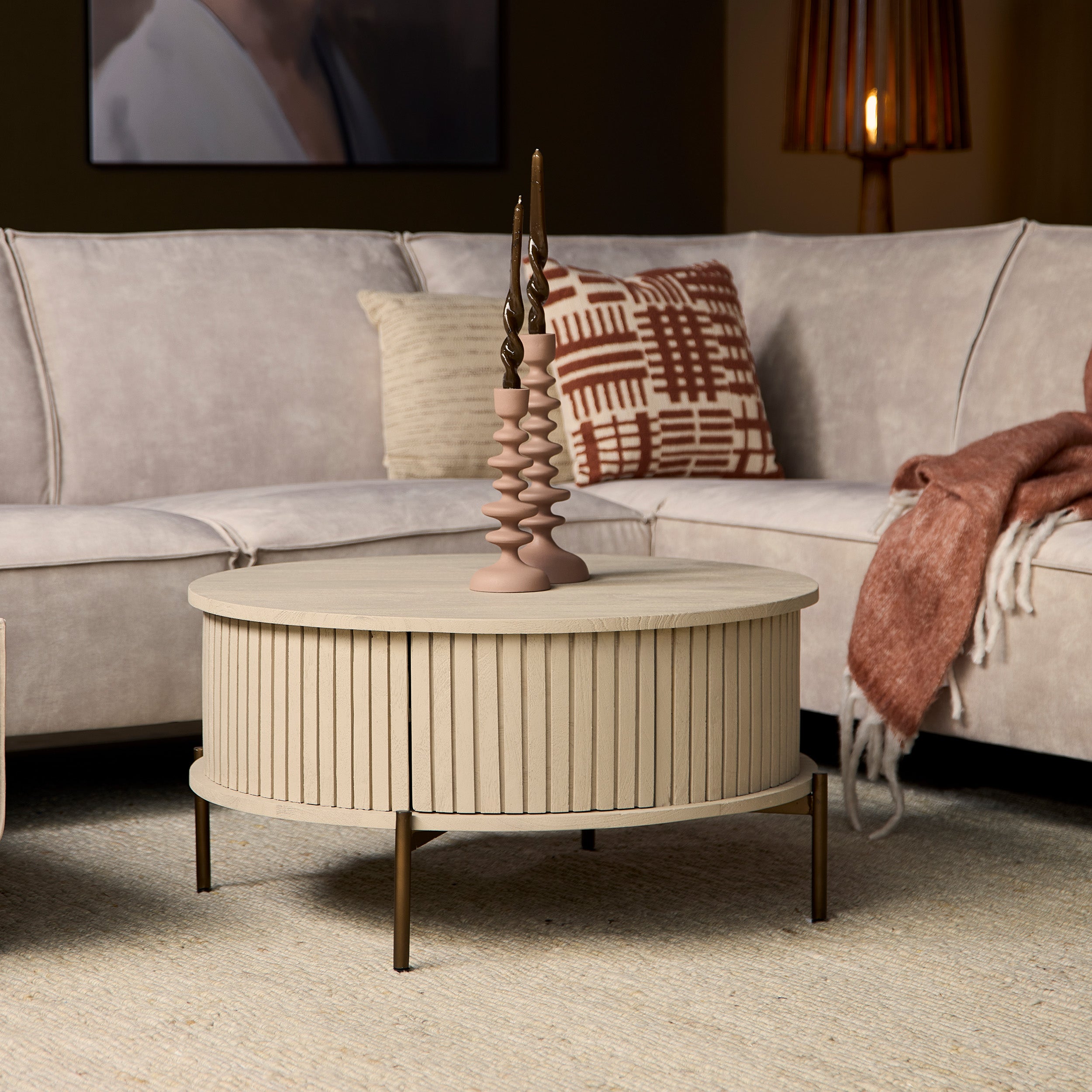Salontafel Madison Sand | | Rond