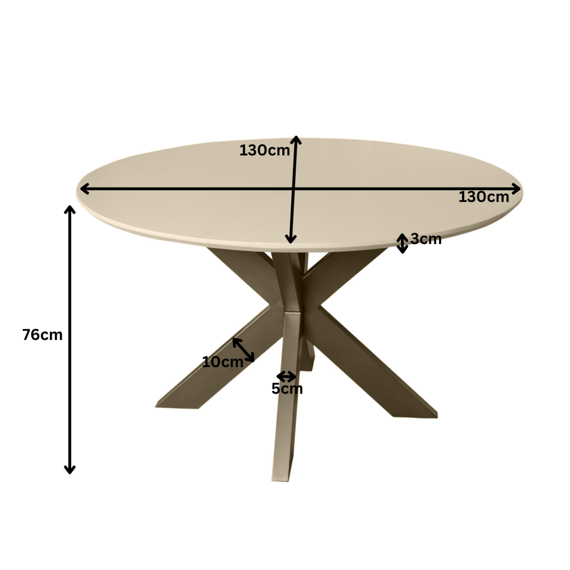 Eettafel Madison Sand |