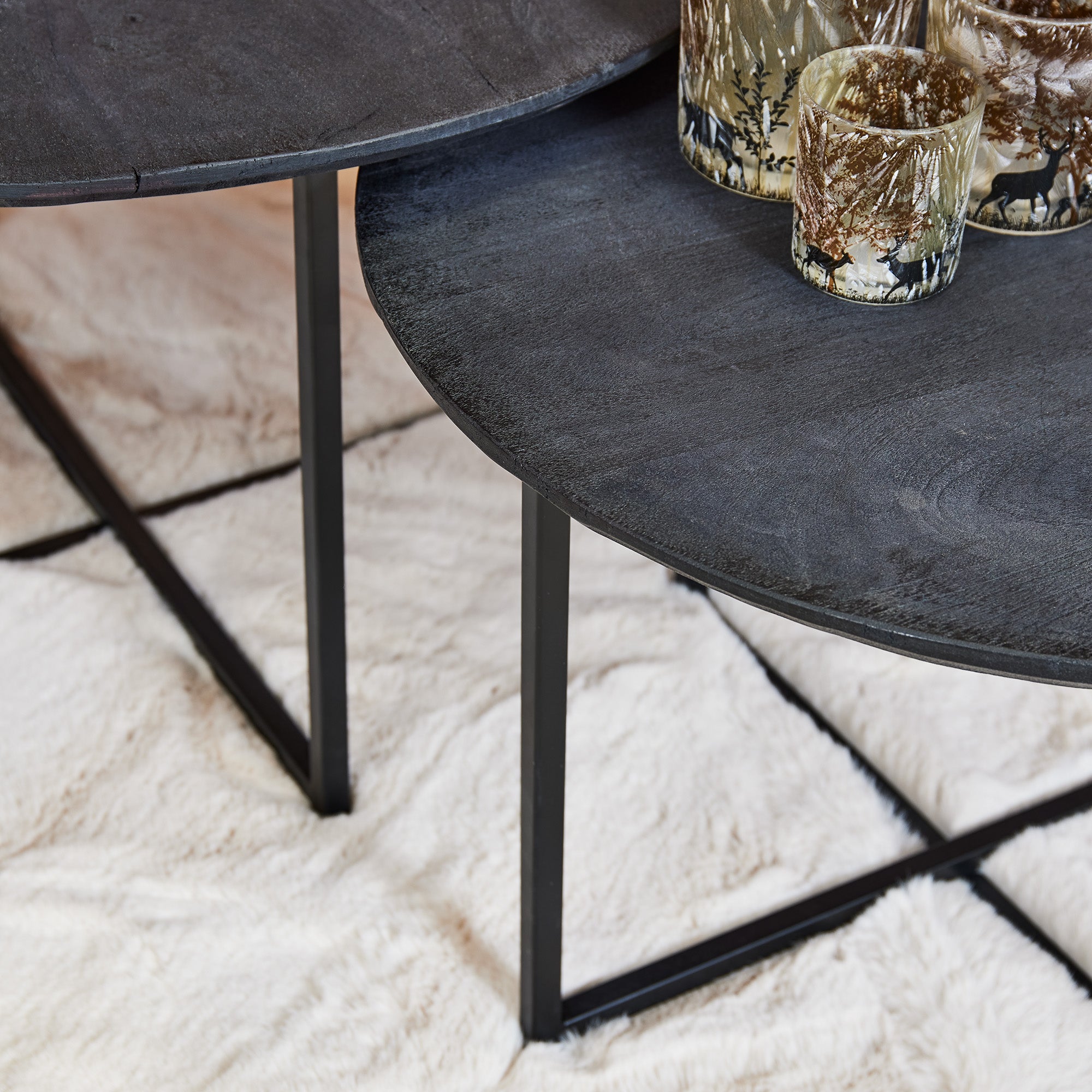 Salontafel Arlington Black | | Set van 2