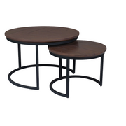 Salontafel Otik Walnut Oak | | set van 2