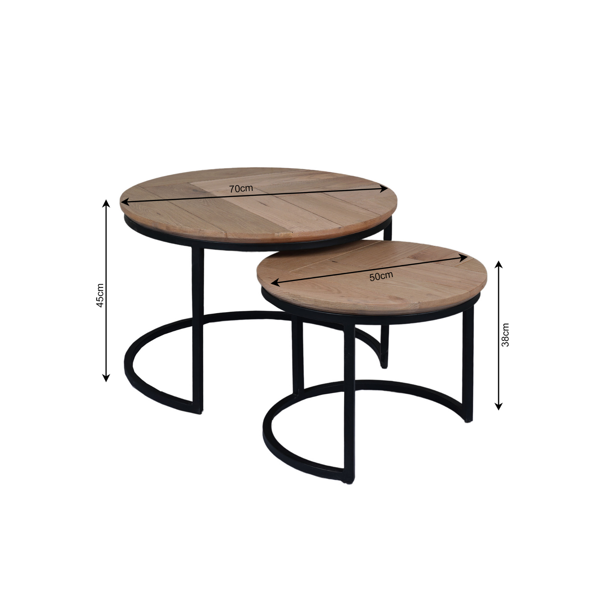 Salontafel Otik Natural Oak | | set van 2