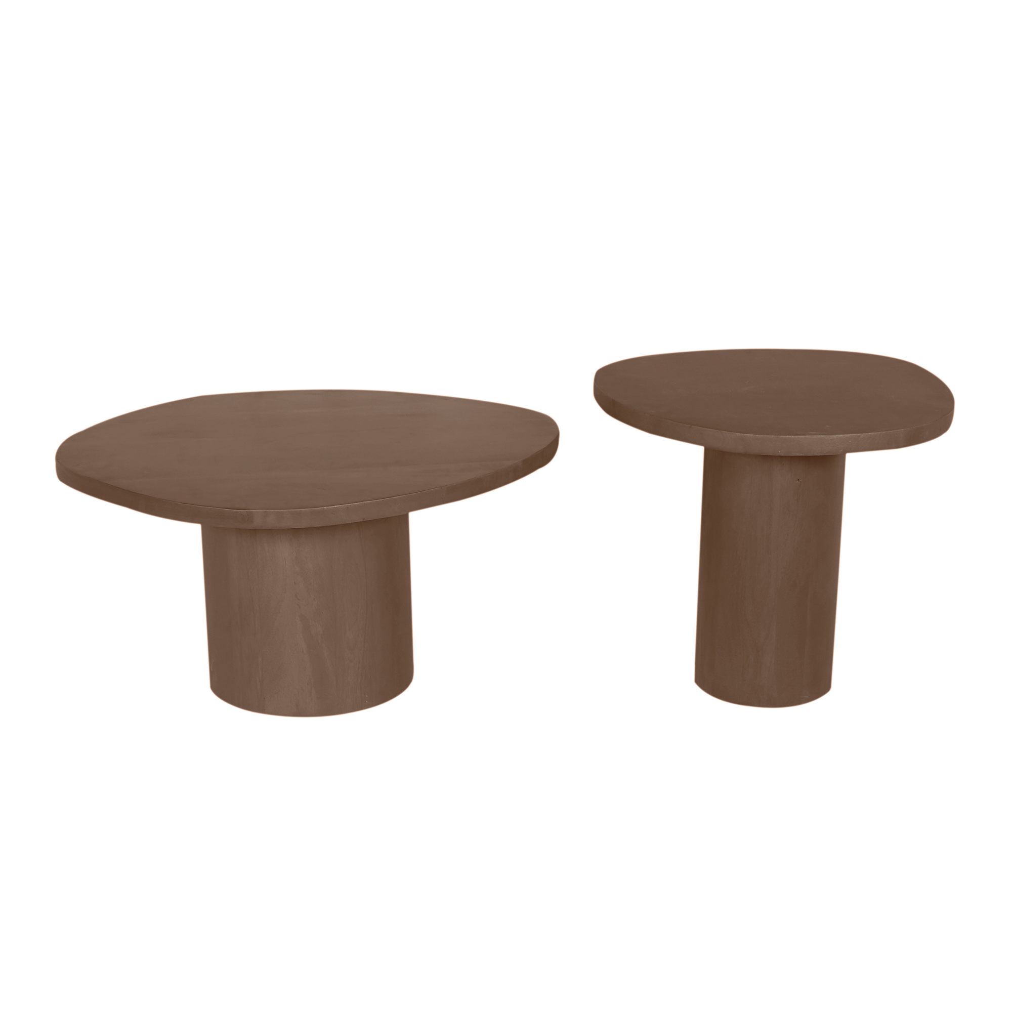 Salontafel Mirre | Walnut | Set van 2