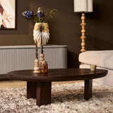 Salontafel ZILLA Bruin Eikenhout 130 cm