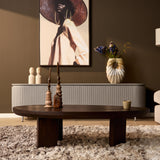 Salontafel ZILLA Bruin Eikenhout 130 cm