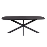 Eettafel Elegance Black | | Deens ovaal