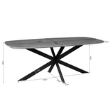 Eettafel Elegance Black | | Deens ovaal