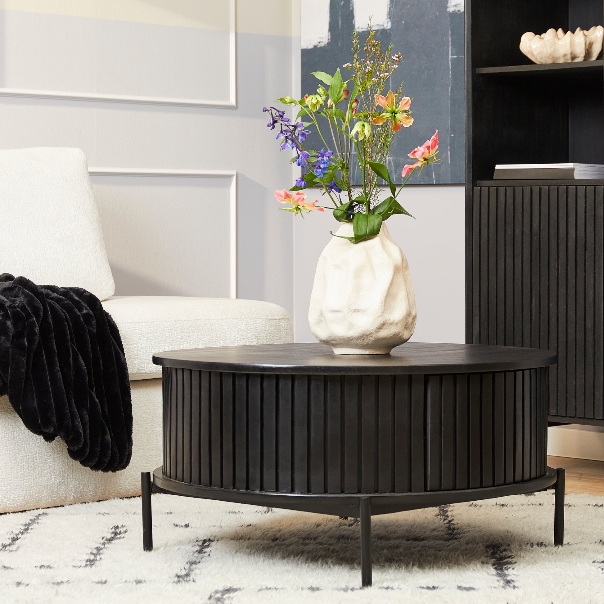 Salontafel Madison Black | | Rond