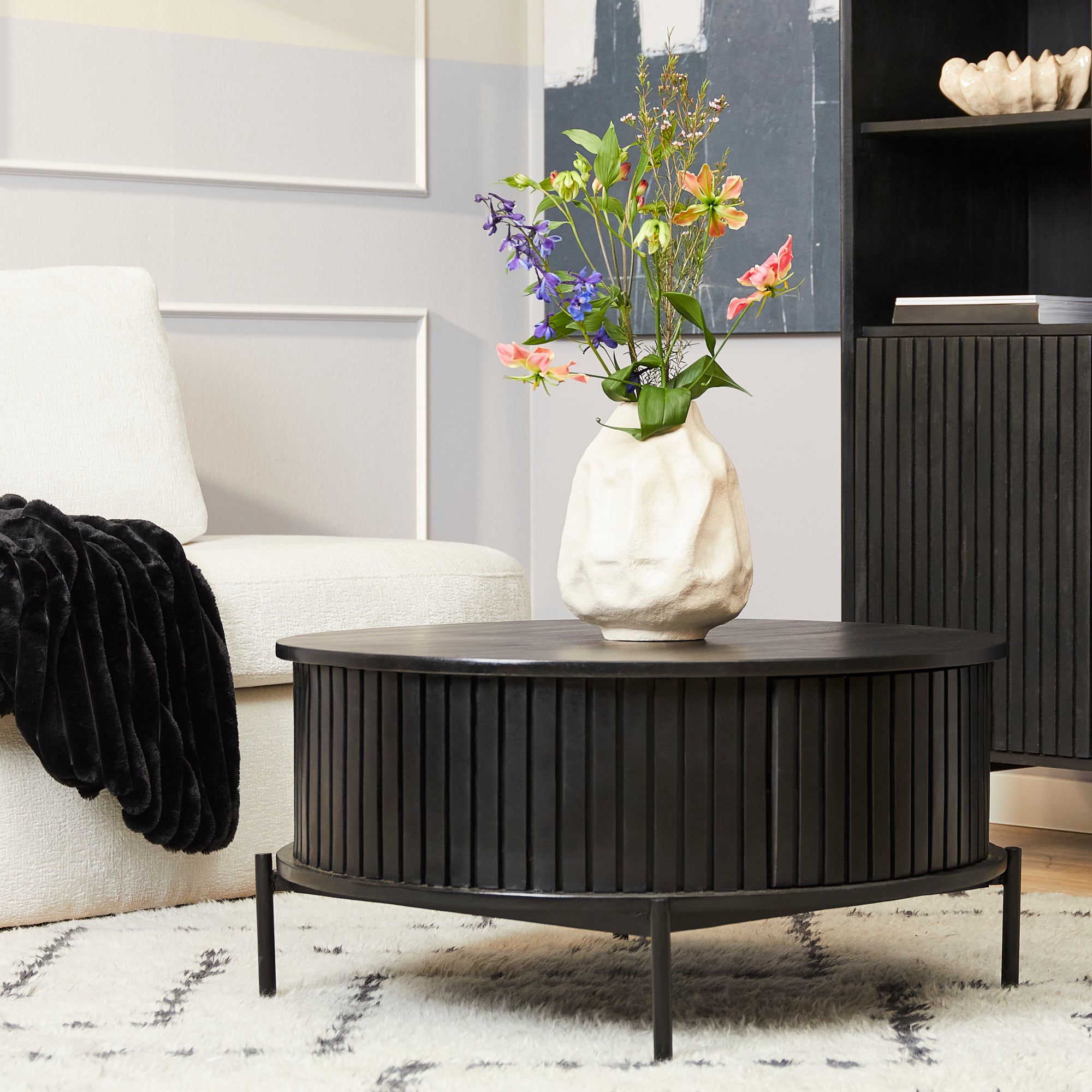 Salontafel Madison Black | | Rond