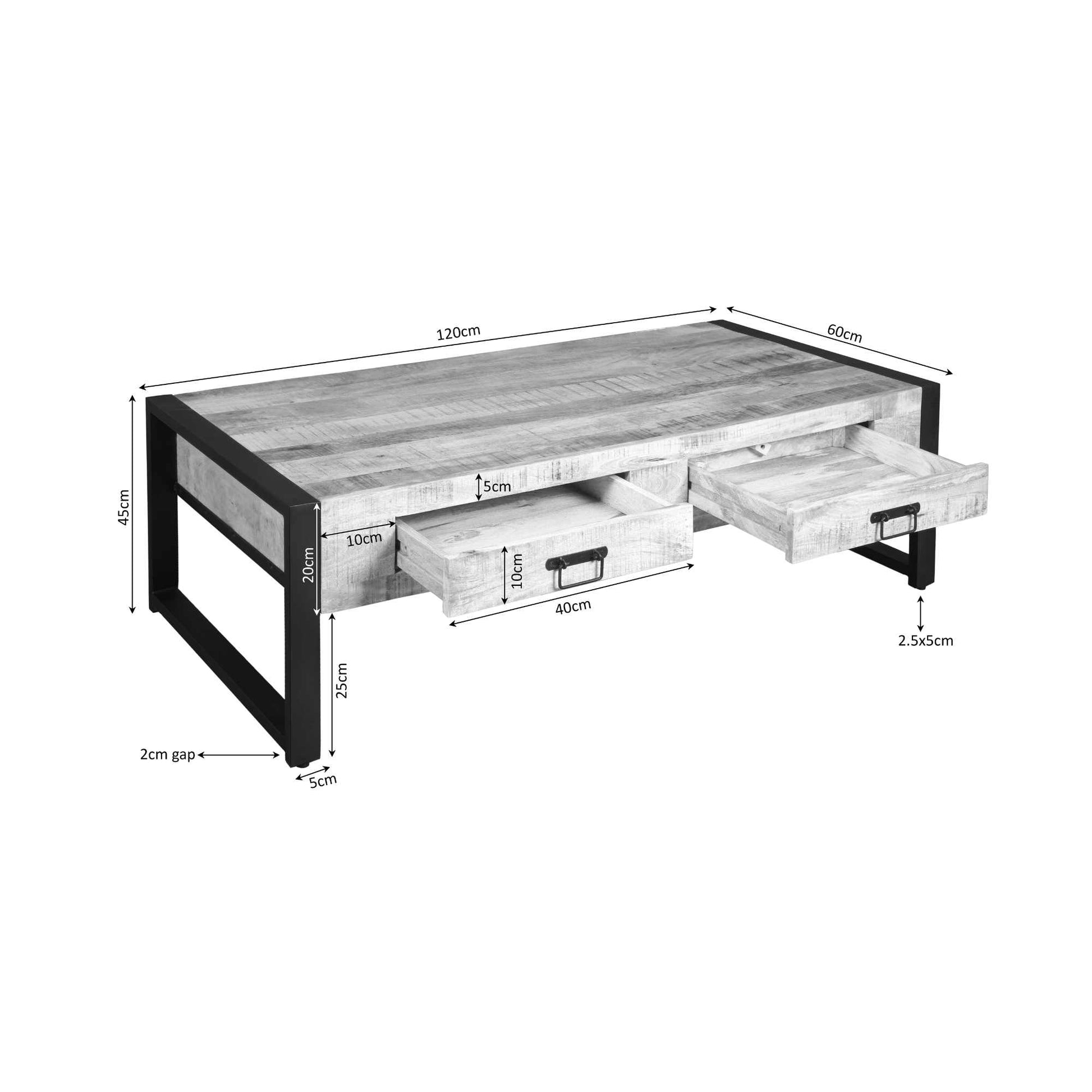 Salontafel Boaz | | twee lades