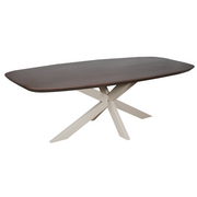 Eettafel Madison Walnut | | Deens Ovaal | Poot Sand
