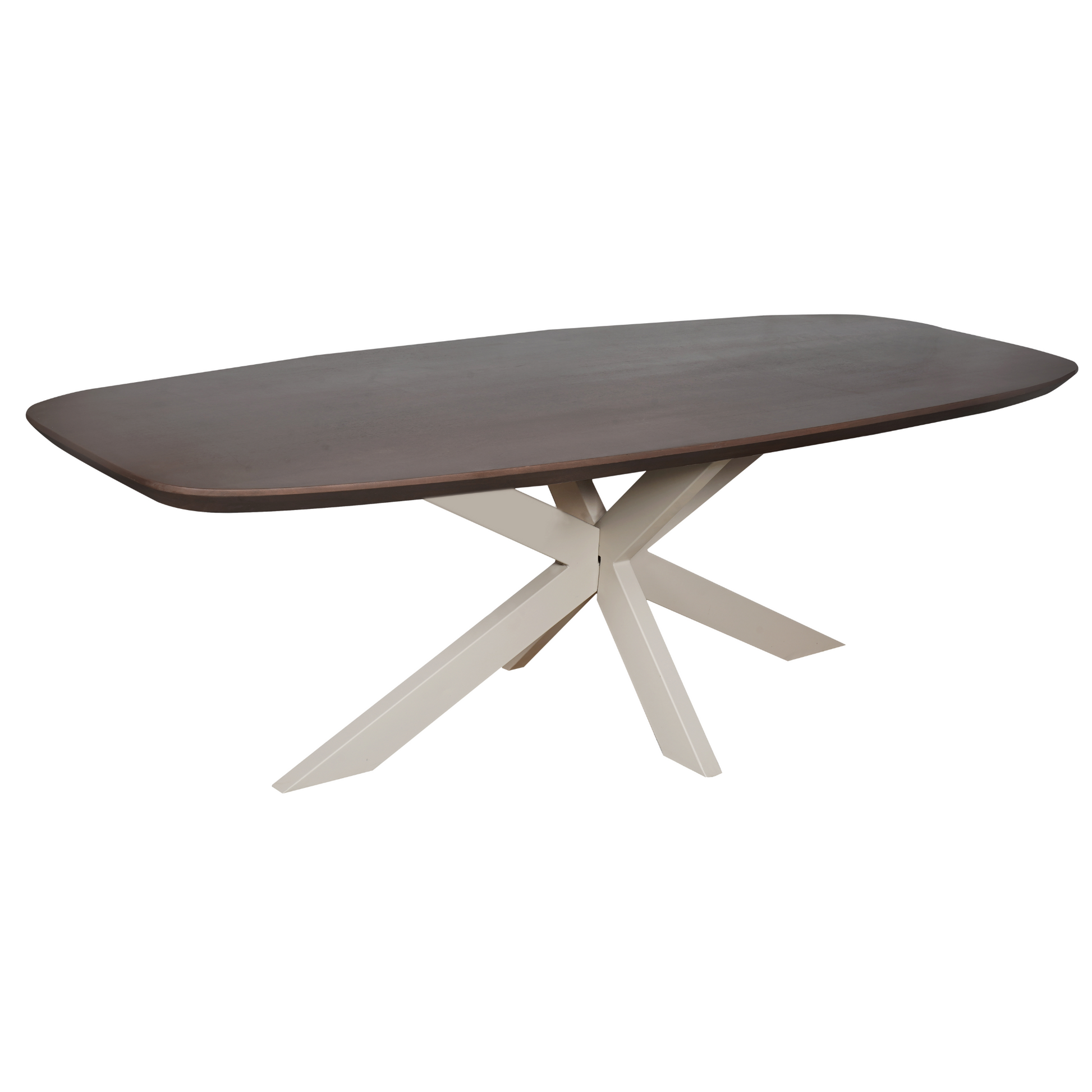 Eettafel Madison Walnut | | Deens Ovaal | Poot Sand