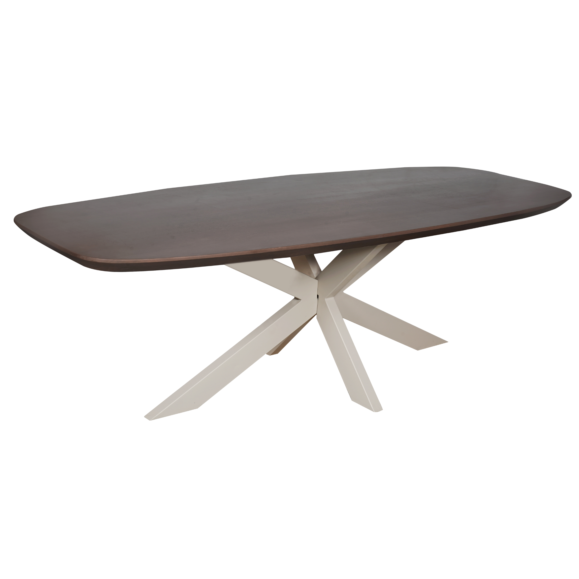 Eettafel Madison Walnut | | Deens Ovaal | Poot Sand
