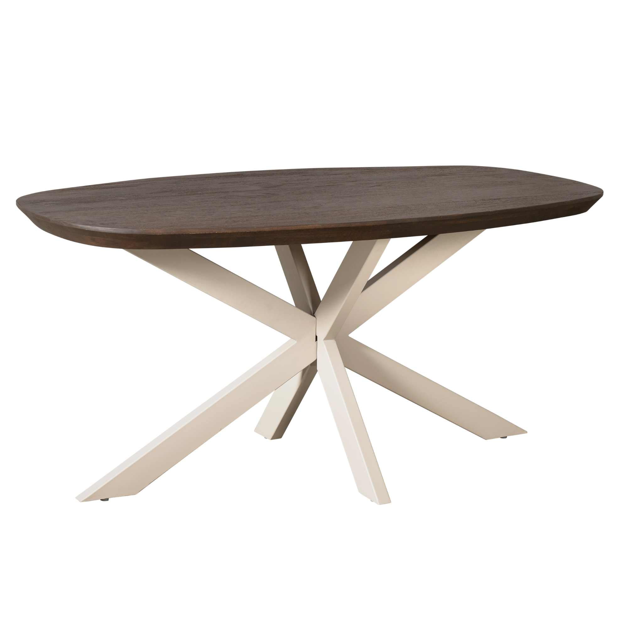 Eettafel Madison Brown | | Deens Ovaal | Poot Sand