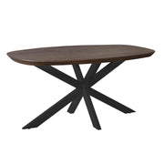 Eettafel Madison Brown | | Deens Ovaal | Poot Black