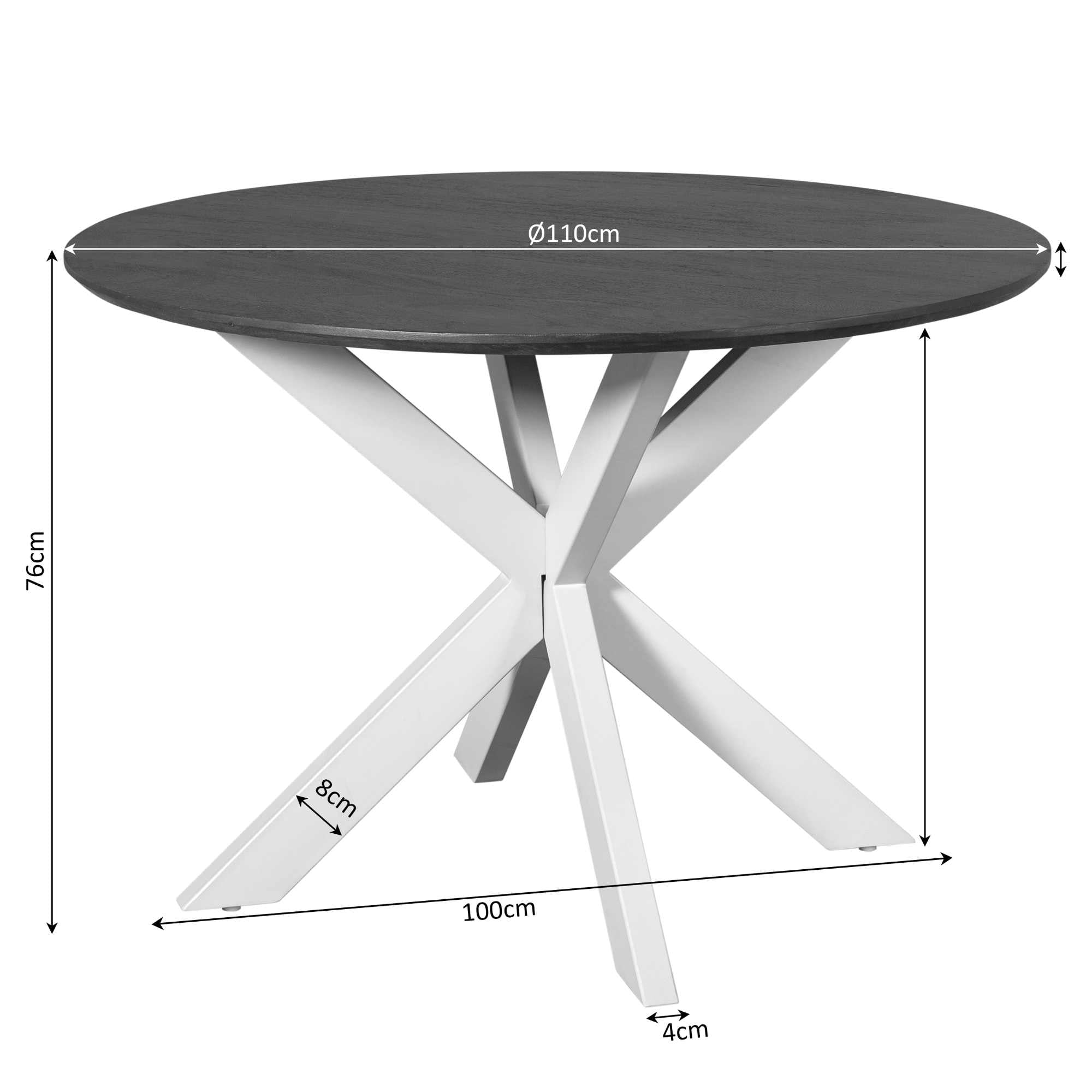 Eettafel Madison Brown | | Poot Sand
