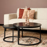 Salontafel Nova Black marble | | Set van 2