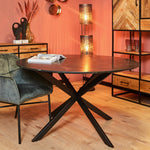 Eettafel Lynn Black marble | | Rond