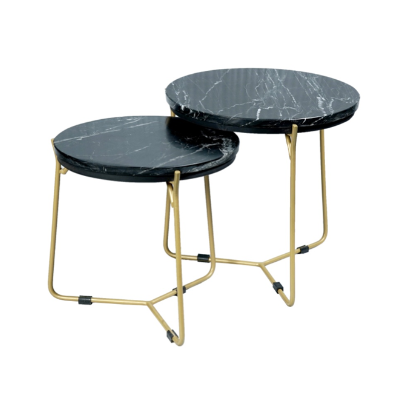 Salontafel Caly Black marble | | Set van 2