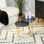 Salontafel Caly Black marble | | Set van 2