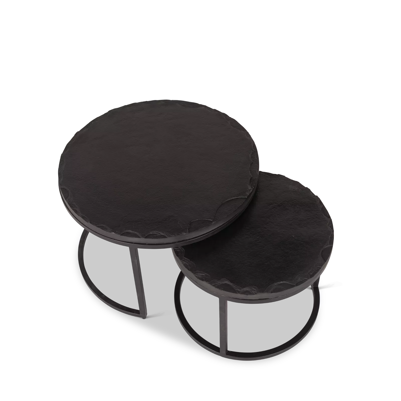 Salontafel Ora Black Kadappa Stone| | Set van 2