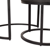 Salontafel Ora Black Kadappa Stone| | Set van 2