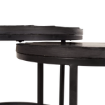 Salontafel Ora Black Kadappa Stone| | Set van 2