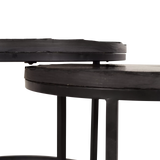 Salontafel Ora Black Kadappa Stone| | Set van 2