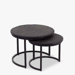 Salontafel Ora Black Kadappa Stone| | Set van 2