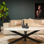 Salontafel Faye White marble | | Ovaal