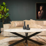 Salontafel Faye White marble | | Ovaal