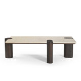 Salontafel MEVE Bruin Marmer 128 cm