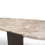 Salontafel SIVIA Bruin Marmer 130 cm