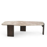 Salontafel SIVIA Bruin Marmer 130 cm