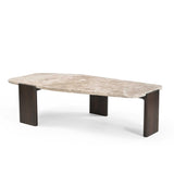 Salontafel SIVIA Bruin Marmer 130 cm