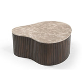Salontafel NAOMI Bruin Marmer 70 cm