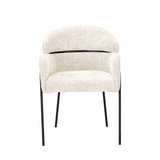 Eetkamerstoel Otis | White | Met armleuning