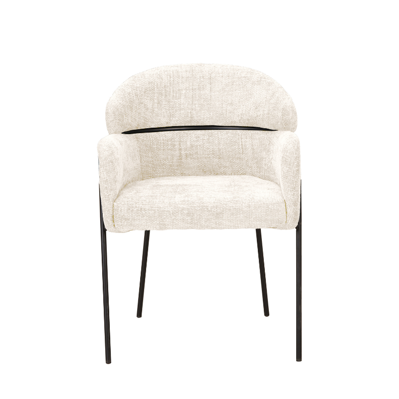 Eetkamerstoel Otis | White | Met armleuning