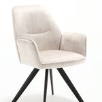 Eetkamerstoel Nova | Champagne | Met armleuning