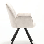 Eetkamerstoel Nova | Champagne | Met armleuning