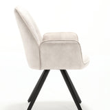 Eetkamerstoel Nova | Champagne | Met armleuning