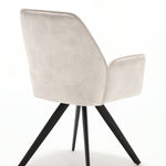 Eetkamerstoel Nova | Champagne | Met armleuning