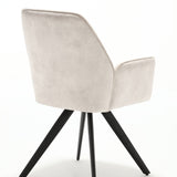 Eetkamerstoel Nova | Champagne | Met armleuning